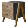 Wooden Side Table with Rectangular Top F154