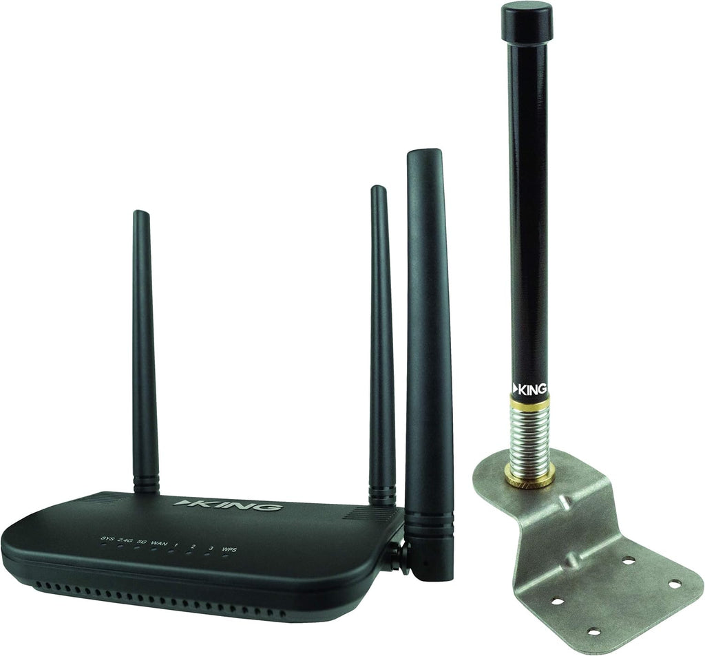 Black WiFi Range Extender and Router T49599