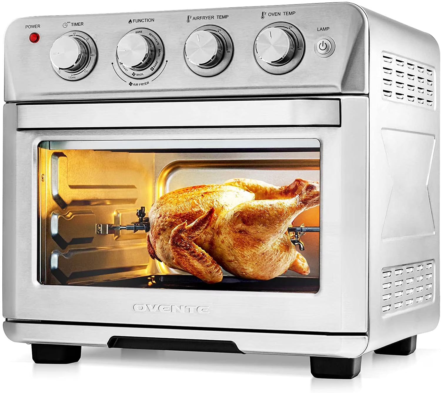 Silver Air Fryer Toaster Oven Combo Q527974
