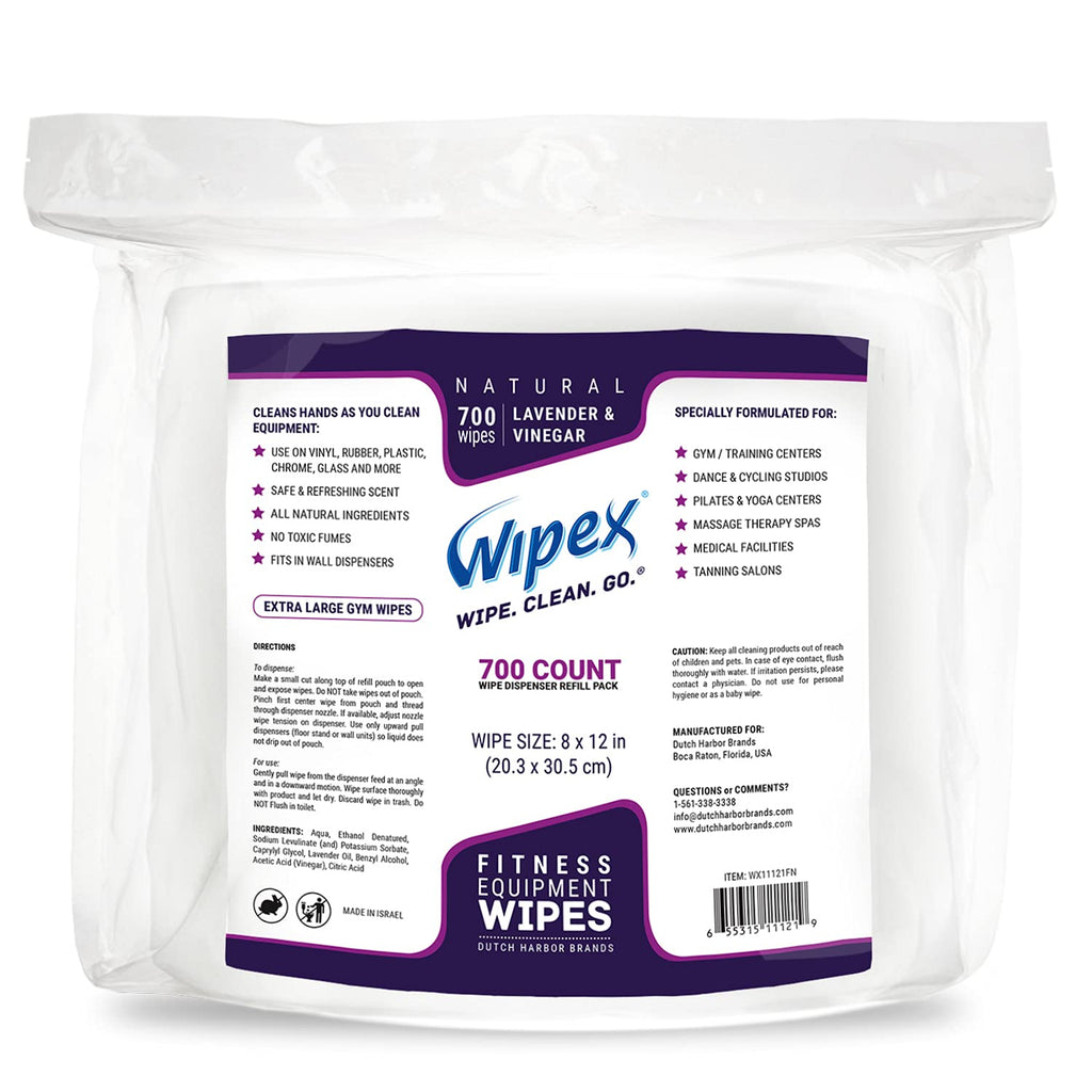 700 Natural Wipes Refill Pack with Vinegar & Lavender Oil, Pack of 2 W602438