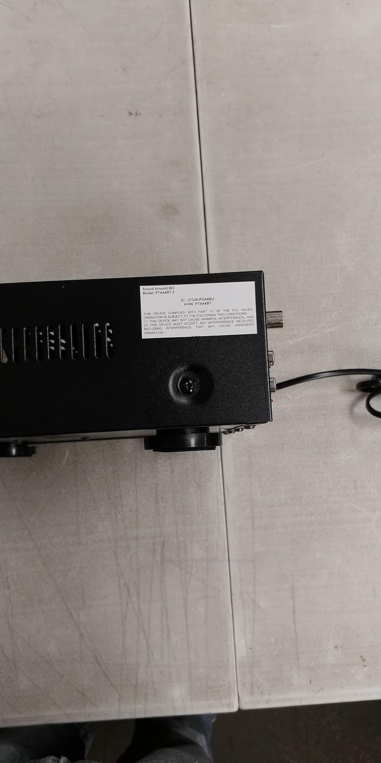 500W 4 Channel Bluetooth Amplifier with FM, USB, Microphone F2837