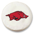 White Vinyl Fitted Spare Car Tire Cover G148