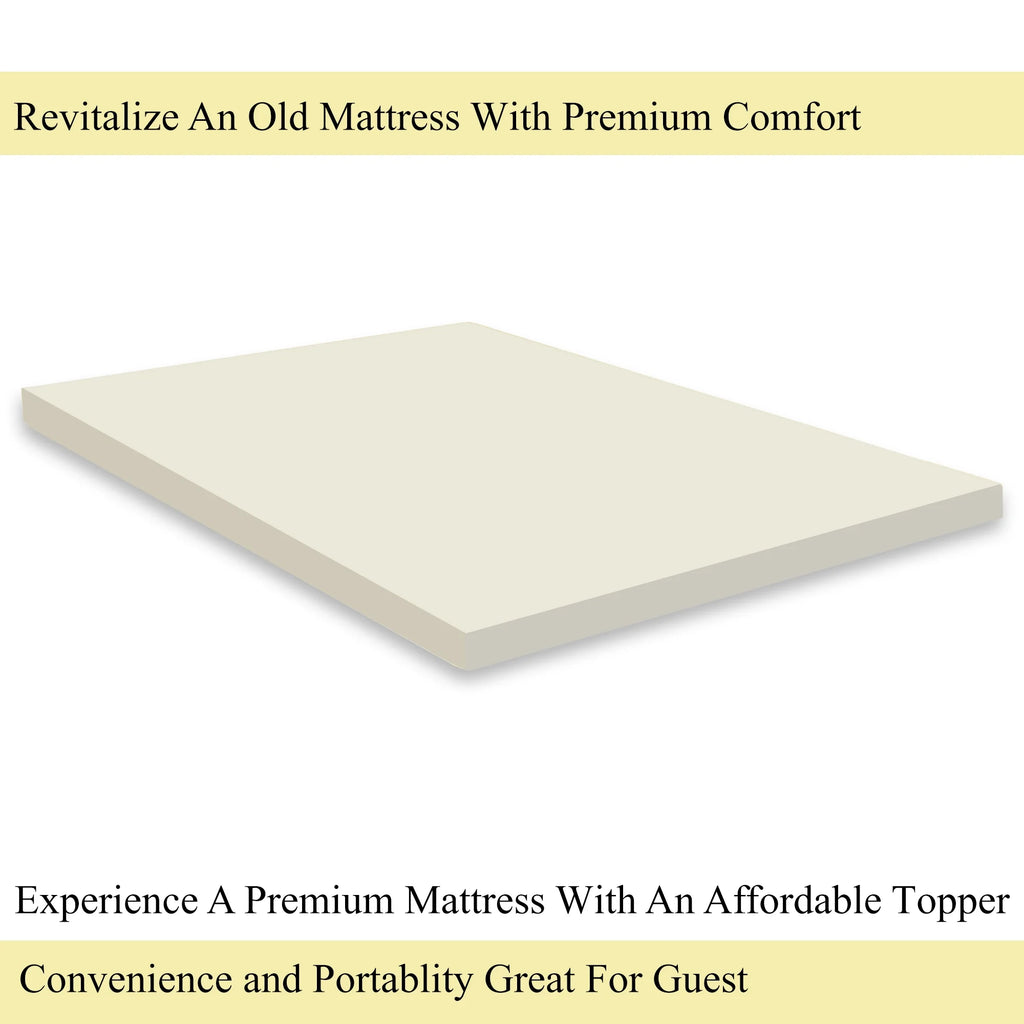 2" High Density Foam Mattress Topper X135