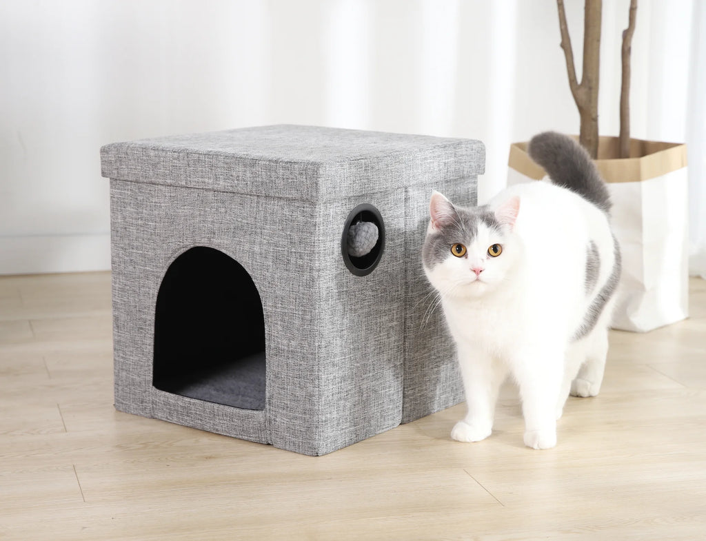Gray 15" Cat Cube Condo X164915