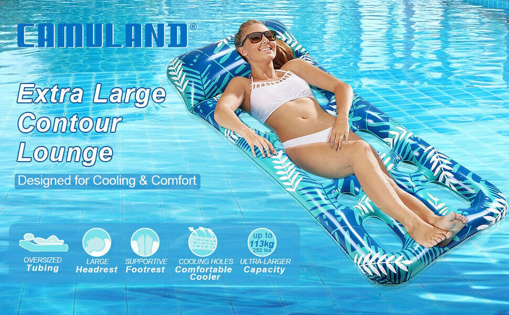 Heavy Duty Inflatable Lounger Hammock Chair with Headrest G808044