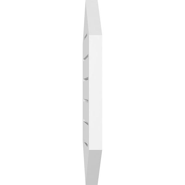 Vertical Peaked Surface Mount PVC Gable Vent Q827