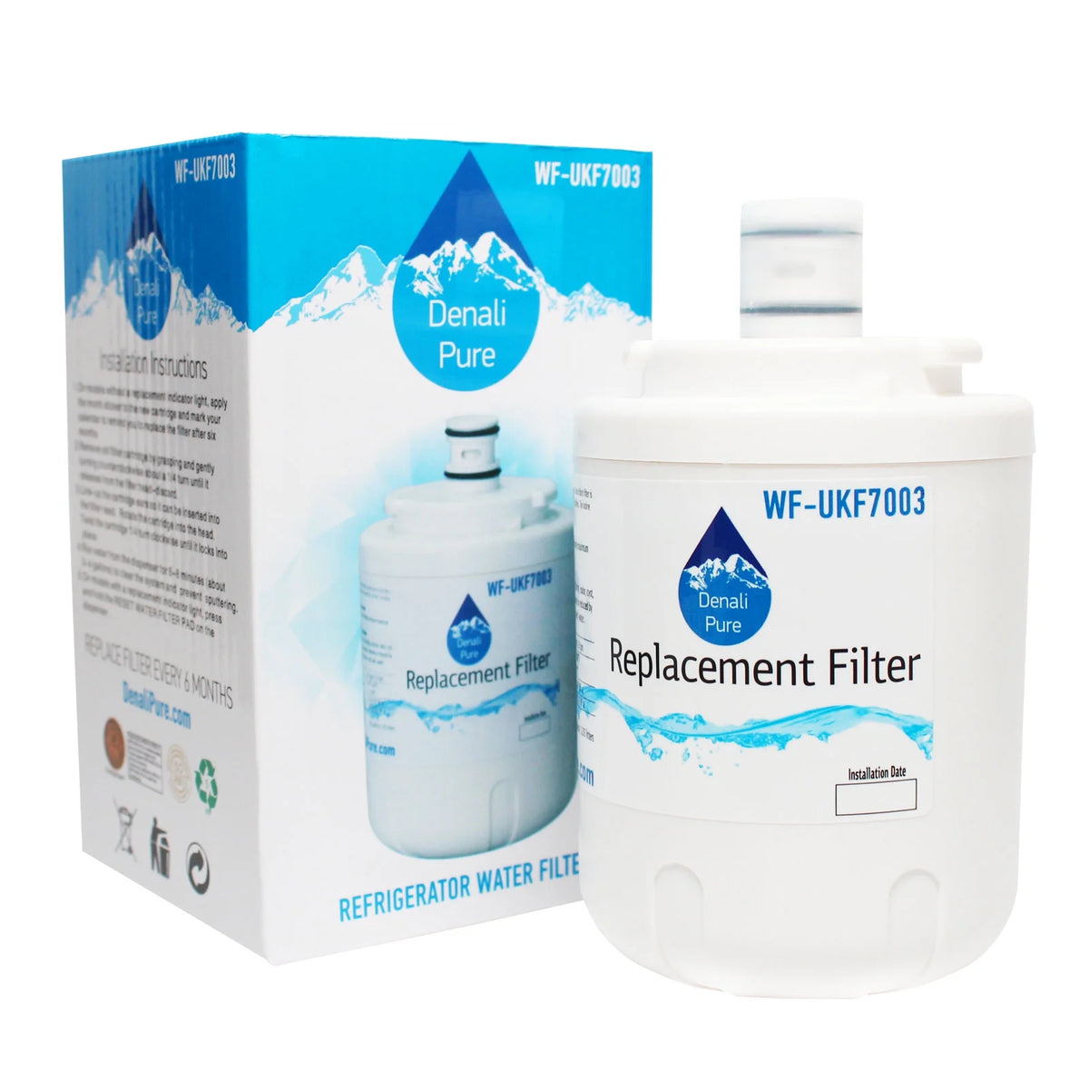 5-Pack Replacement Refrigerator Water Filter Cartridge C2488
