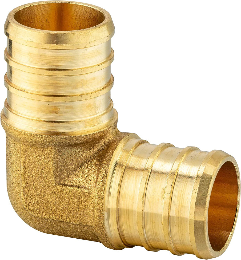 3/4 Inch 90 Degree Elbow Brass Crimp Fitting P29930
