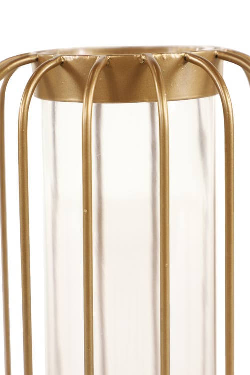 Gold Metal and Glass Vase I793093