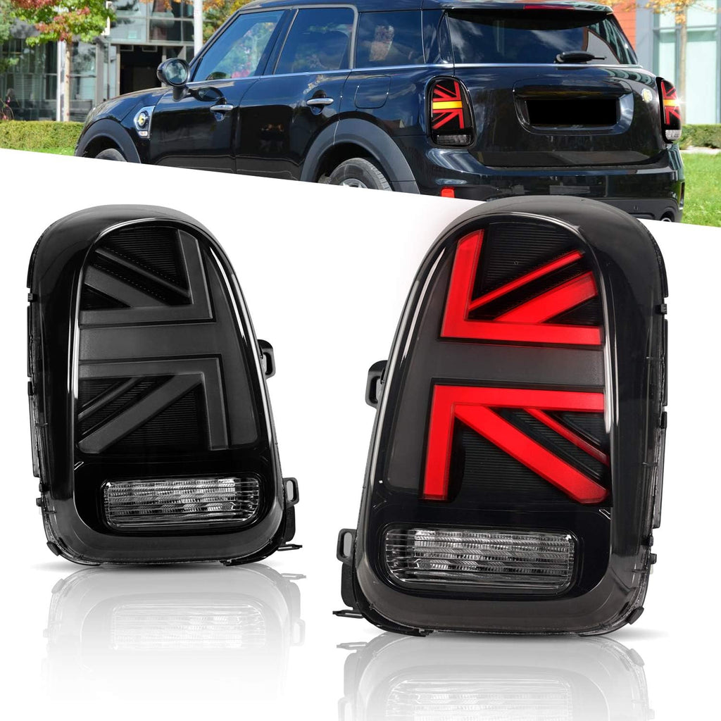 LED Tail Lights for MINI Countryman Cooper Hatchback F60 2017-2020, Left and Right Sides S654