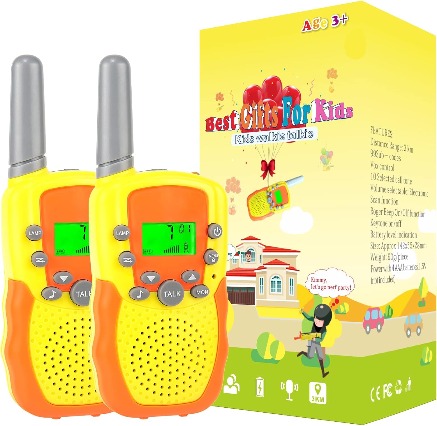 Walkie Talkies 2 Pack Two Way Radio T7386