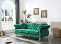 Green Velvet Sofa J8320