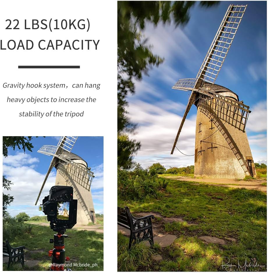 94 Inch 4 Section Aluminium Camera Tripod with Ball Head P837