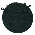 Dark Green Chair Pad Set of 4 S92353