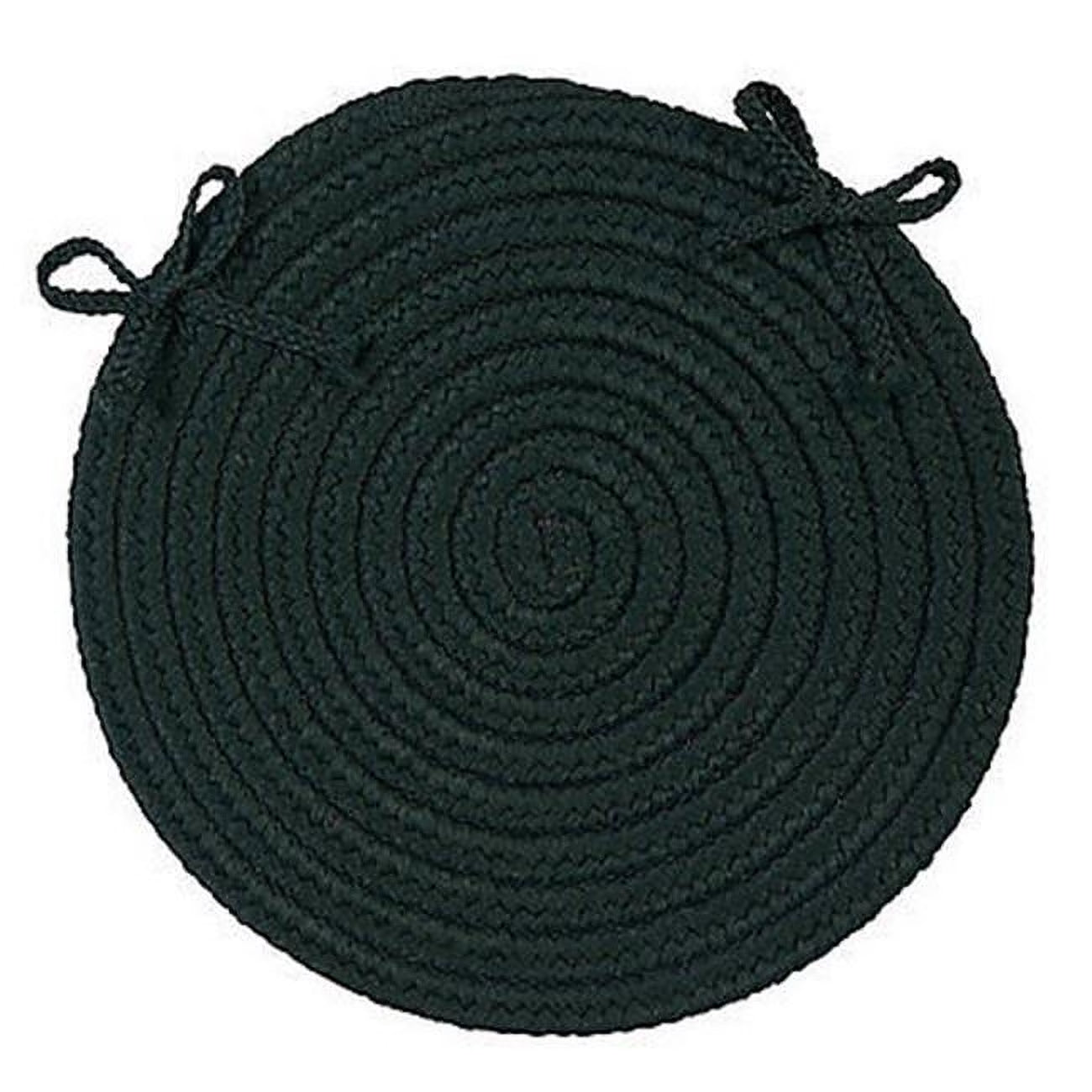 Dark Green Chair Pad Set of 4 S92353