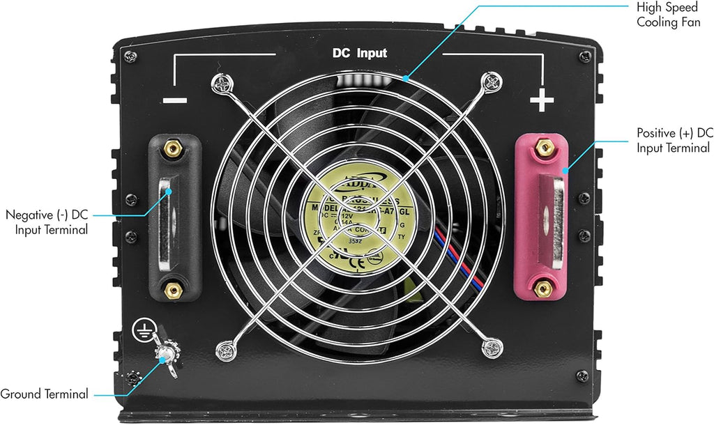8000 Watt 12V Power Inverter with Remote Control U77523