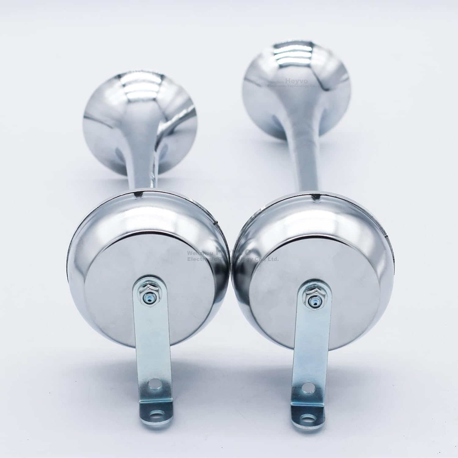 12V Stainless Steel Dual Trumpet Train Horn Kit U567584