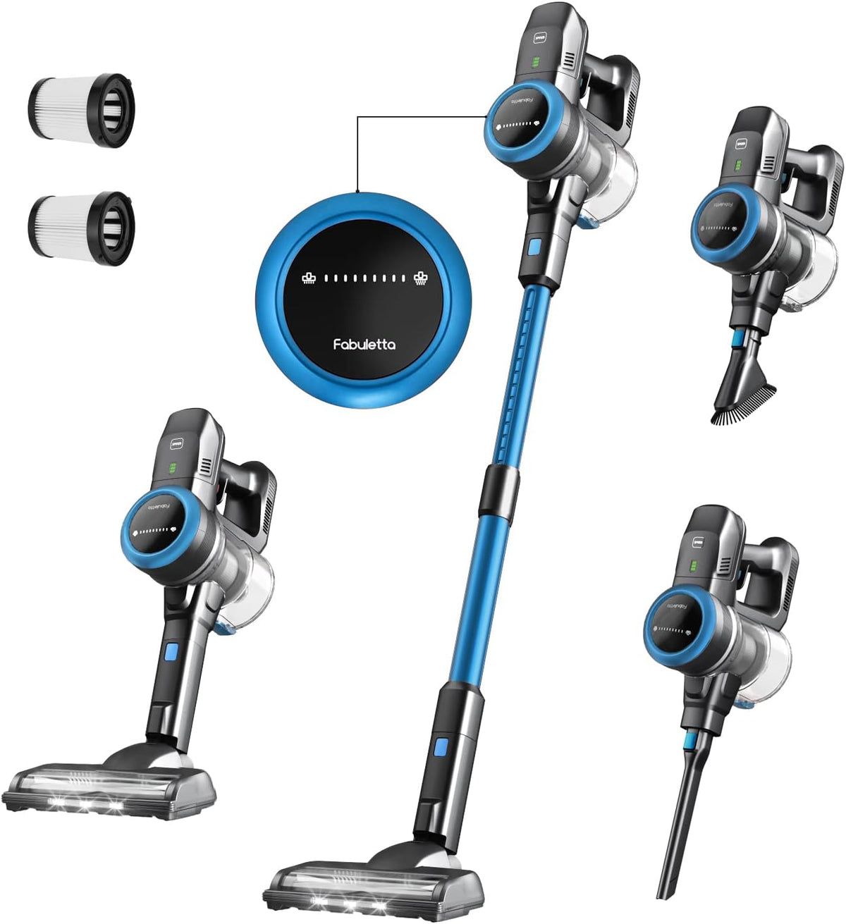 10-in-1 Cordless Stick Vacuum with Detachable Battery A7330