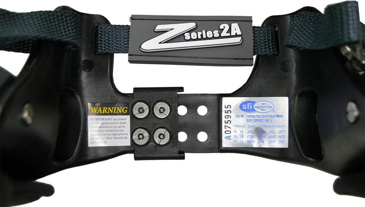 Black/Gray Head and Neck Restraint Y3325
