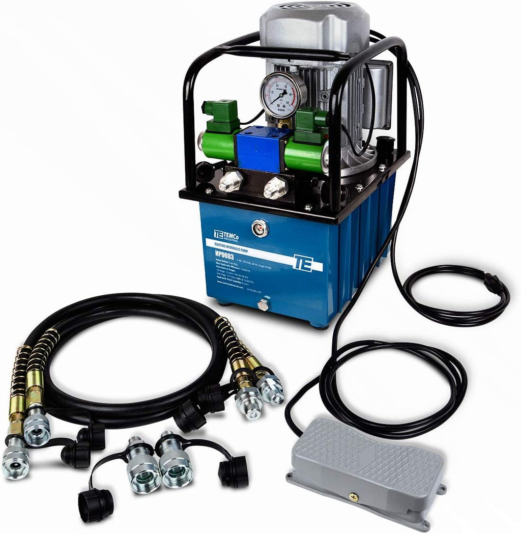 Air Hydraulic Pump Power Pack Unit 10,000 psi 103 Cubic in Capacity D253