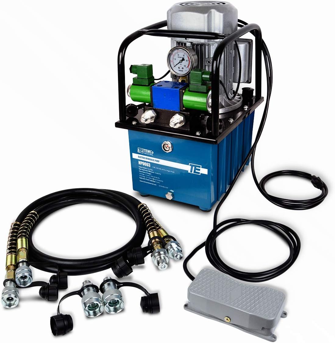 Air Hydraulic Pump Power Pack Unit 10,000 psi 103 Cubic in Capacity D253