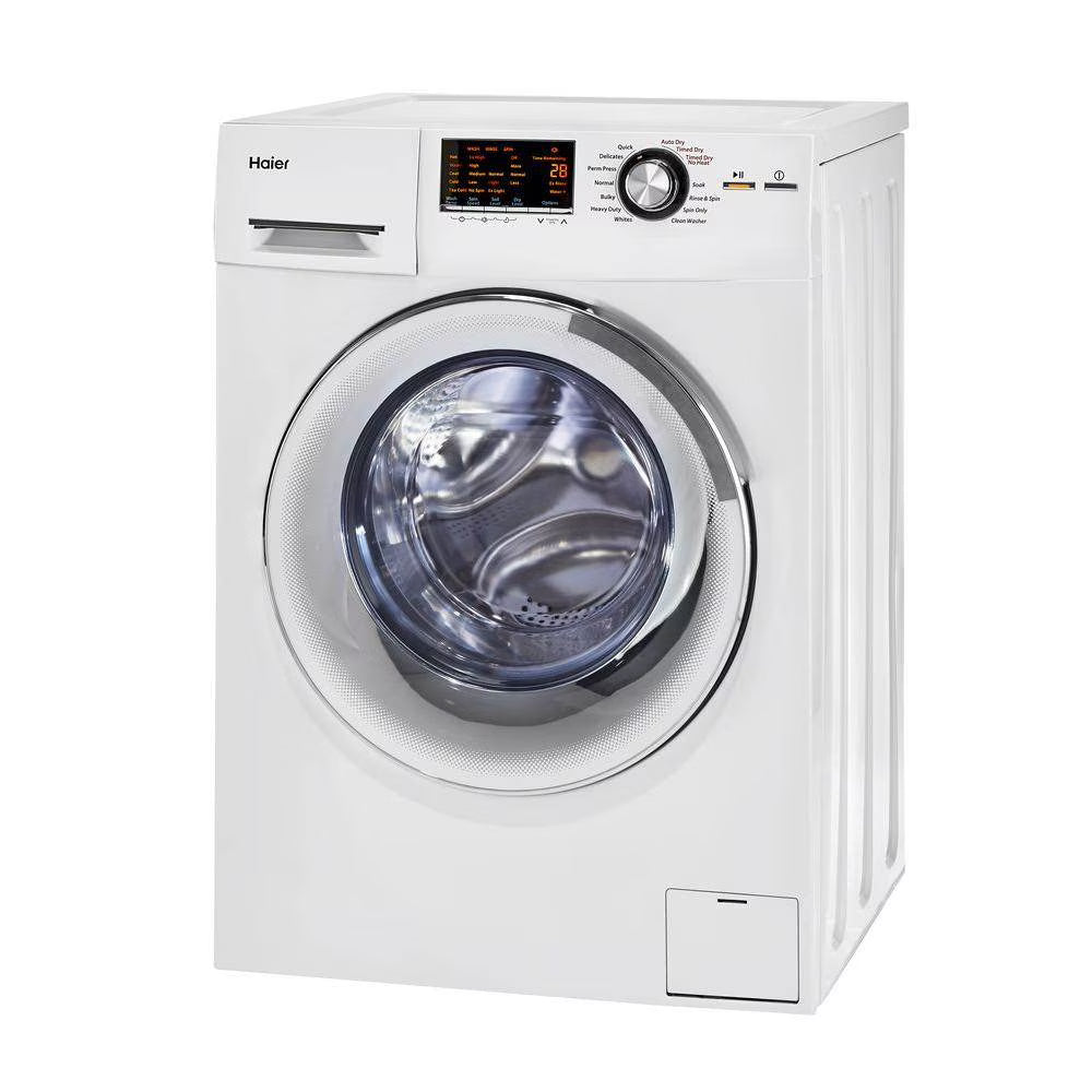 White Front Load Washer And Dryer Combination J960872