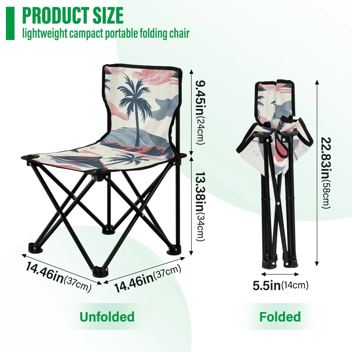 Portable Camping Chair with Carry Bag Q318
