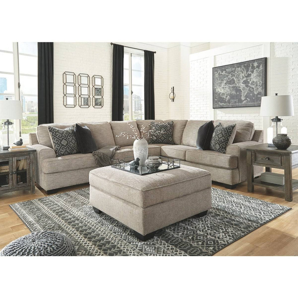 Stone Storage Ottoman J9733