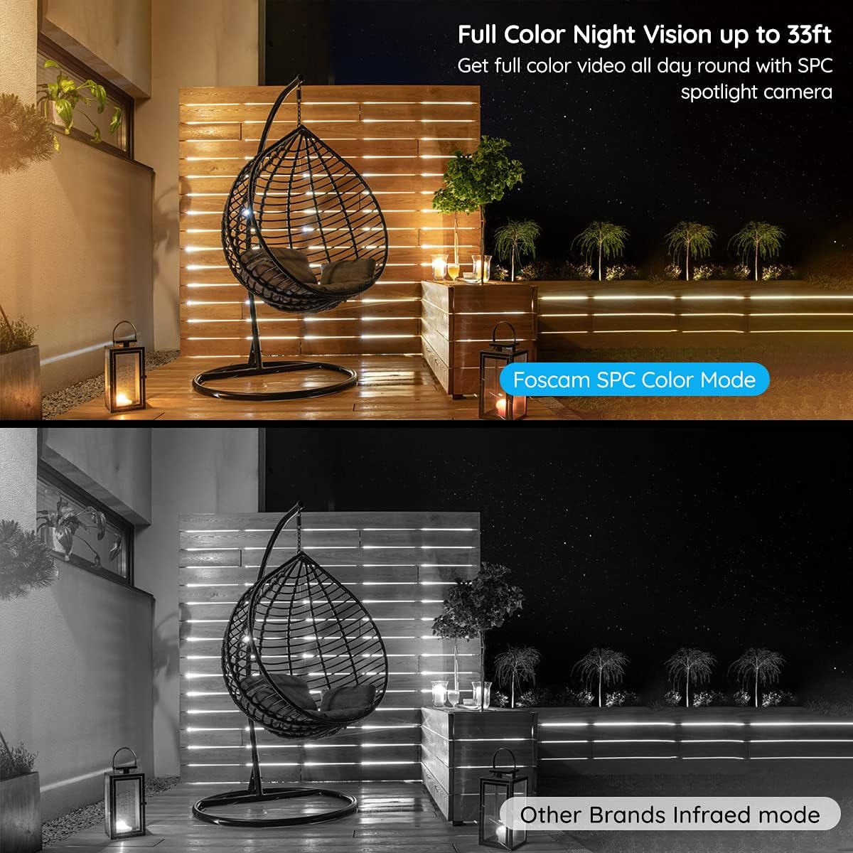 2K/4MP WiFi Security Camera with Color Night Vision M6381