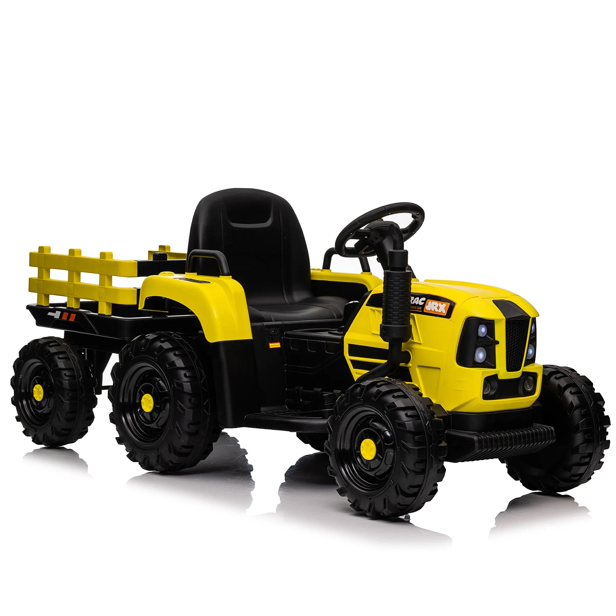 12V Ride-On Tractor with Trailer with Remote Control C17606