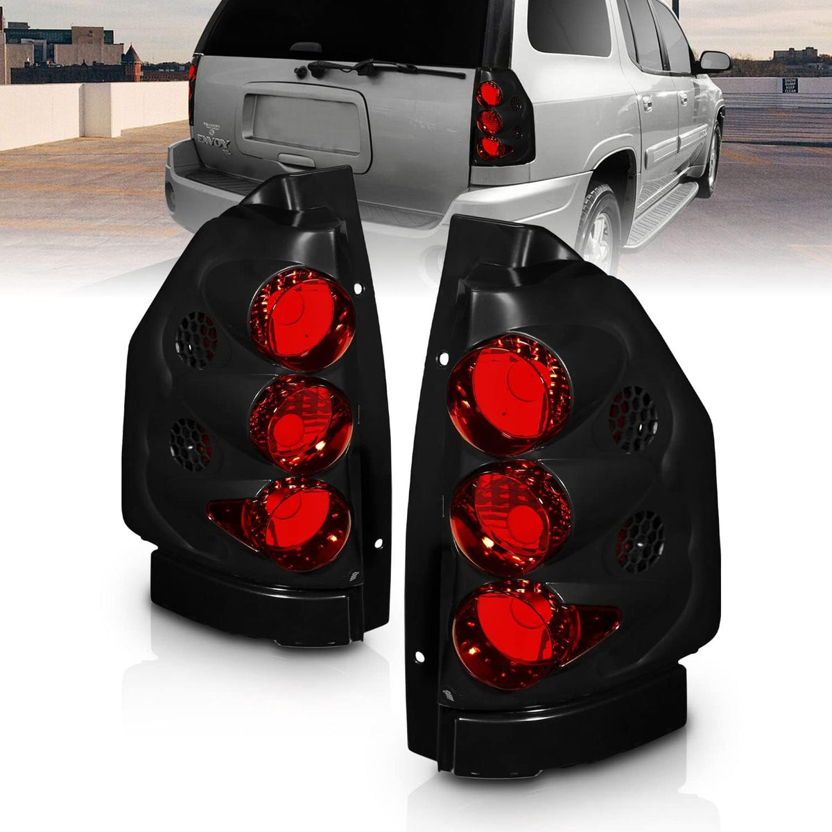 Black Euro Tail Lights X519098