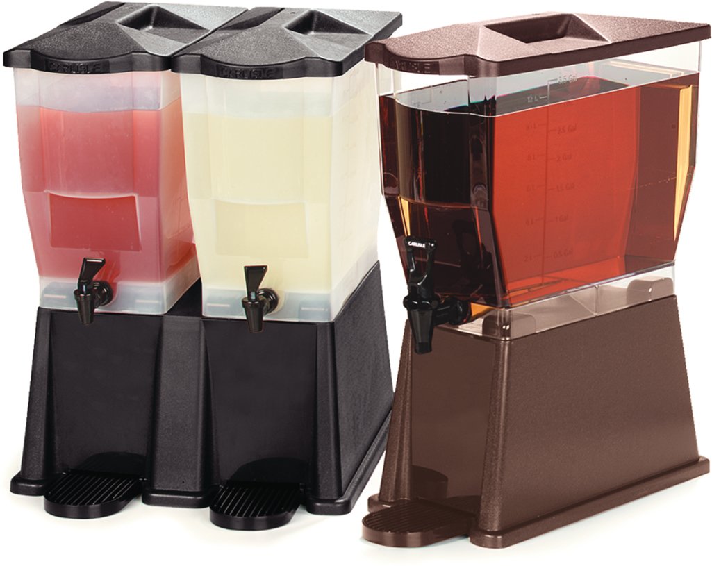 Black 7 Gallon Capacity Double Base Q35035
