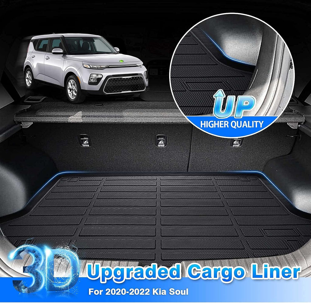 Cargo Liner Trunk Floor Mat Pack of 2 S577