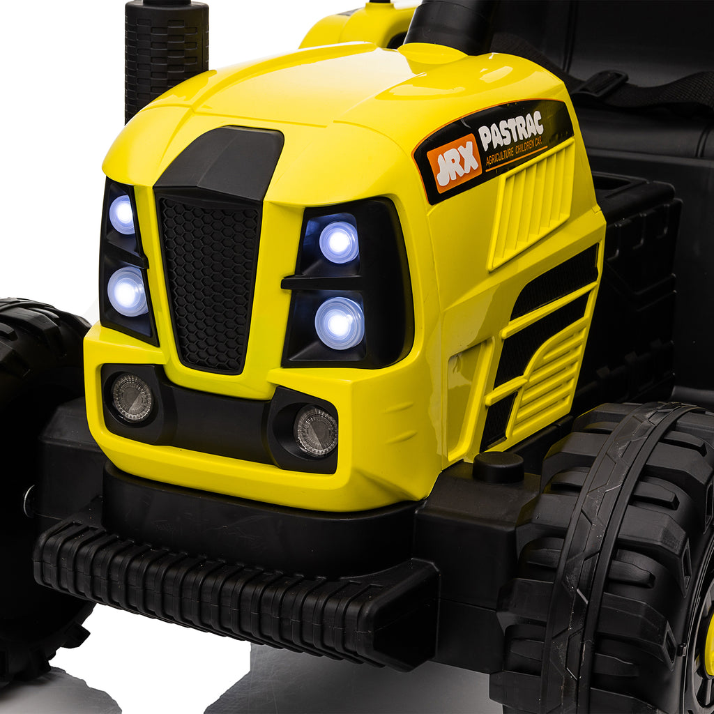 12V Ride-On Tractor with Trailer with Remote Control C17606
