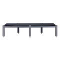 Frosted Glass Shelf with Black Poles O4667
