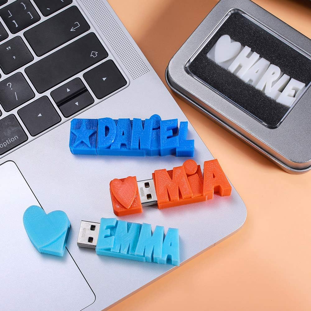 16GB/32GB/64GB Customized USB Flash Drive Pack of 2 N74499