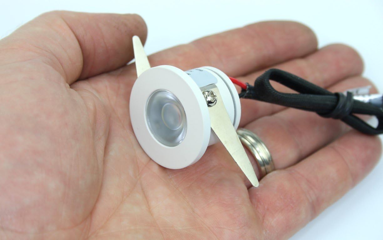 1.25" 1 Watt Cool White LED Down Light Pack of 2 F915600