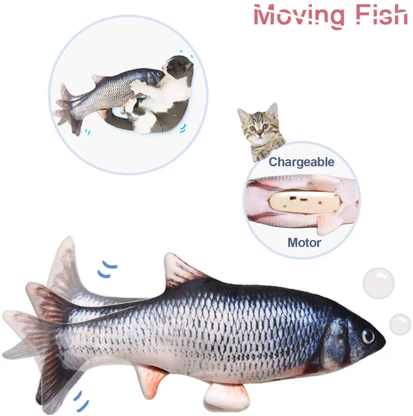 Electric Flopping Fish Cat Toy O639660