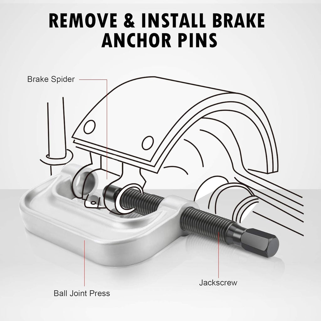 Ball Joint Press & U Joint Removal Tool Kit with 4x4 Adapters, Pack of 2 I5149