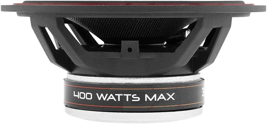 6.5-Inch 3-OHMS Car Coaxial Speaker 400 WATTS Max Set of 2 Y8780