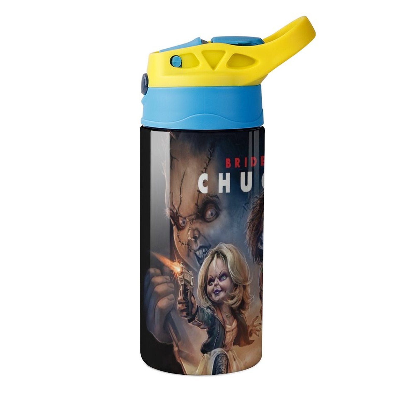 Insulated Stainless Steel Water Bottle With Straw I7053