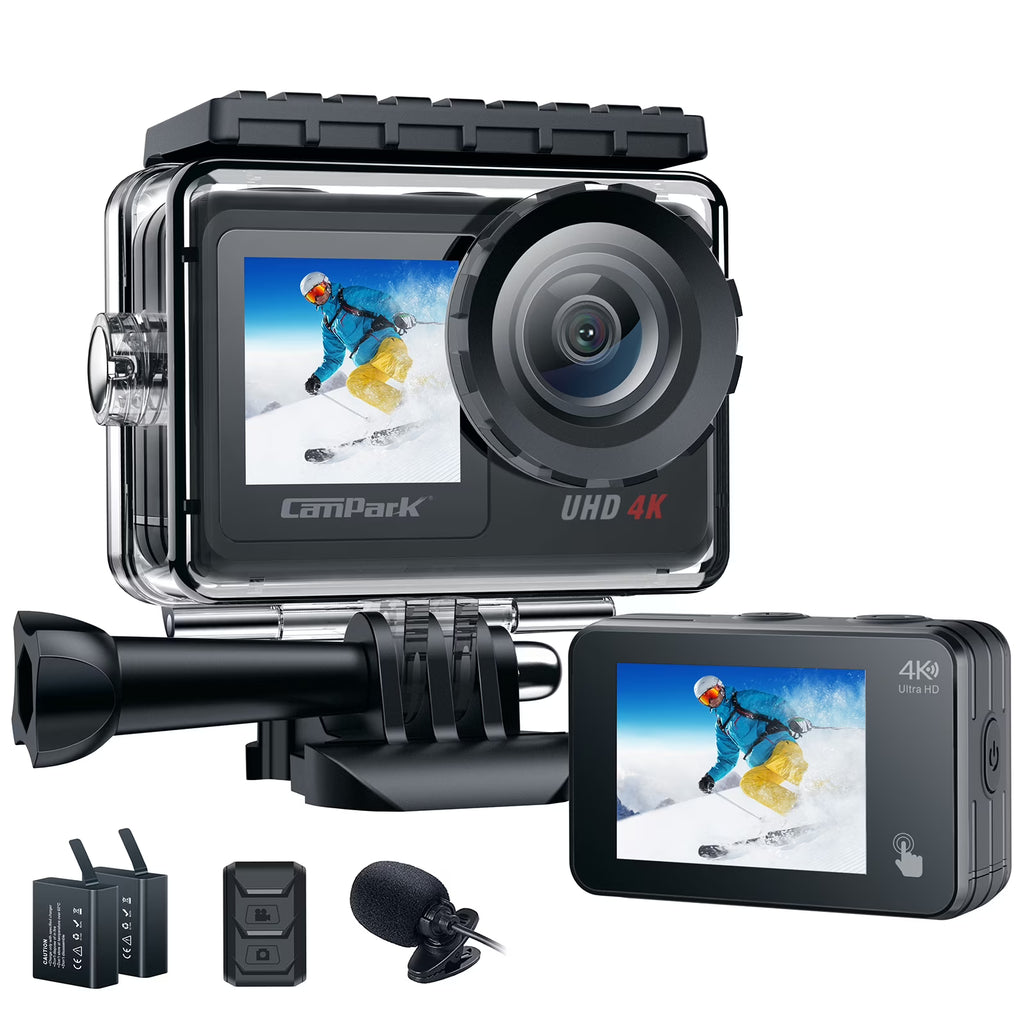 4K 30FPS Action Camera 20MP Waterproof WiFi Touch Screen Camera Y533245