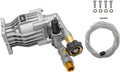 Horizontal Axial Cam Replacement Pressure Washer Pump Kit, 3300 PSI, 2.4 GPM, 3/4 Shaft, Silver T64838