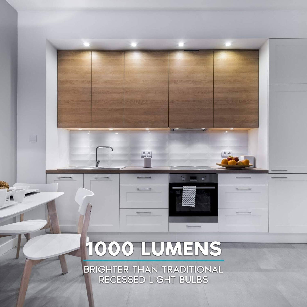 4 inch LED Gimbal Recessed Light with Junction Box, 11W, 5000K Bright White, 1000 Lumens, Dimmable, IC Rated L253474