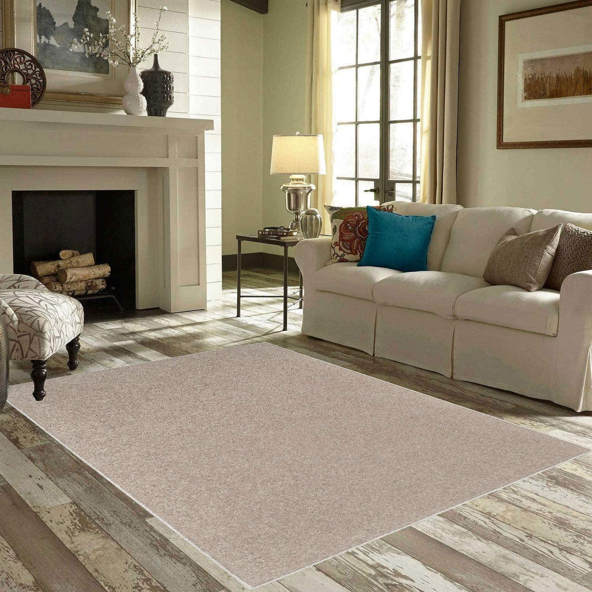 Beige Area Rug 2'x6' Q6773