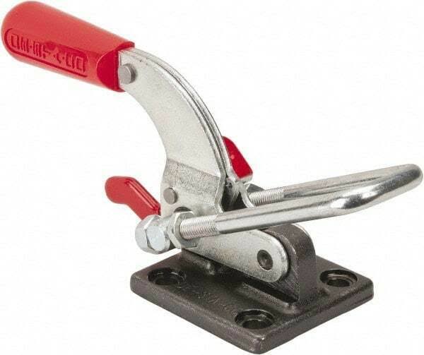 4,000 lb Capacity Horizontal U Hook Flanged Base Carbon Steel Clamp W91173