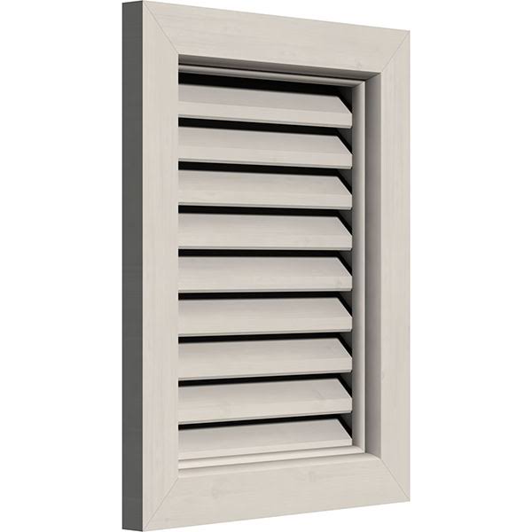 26 inch x 16 inch Primed Western Red Cedar Gable Vent Q854783