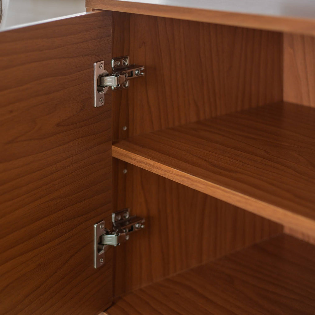 Mid-Century TV Console in English Oak P5526