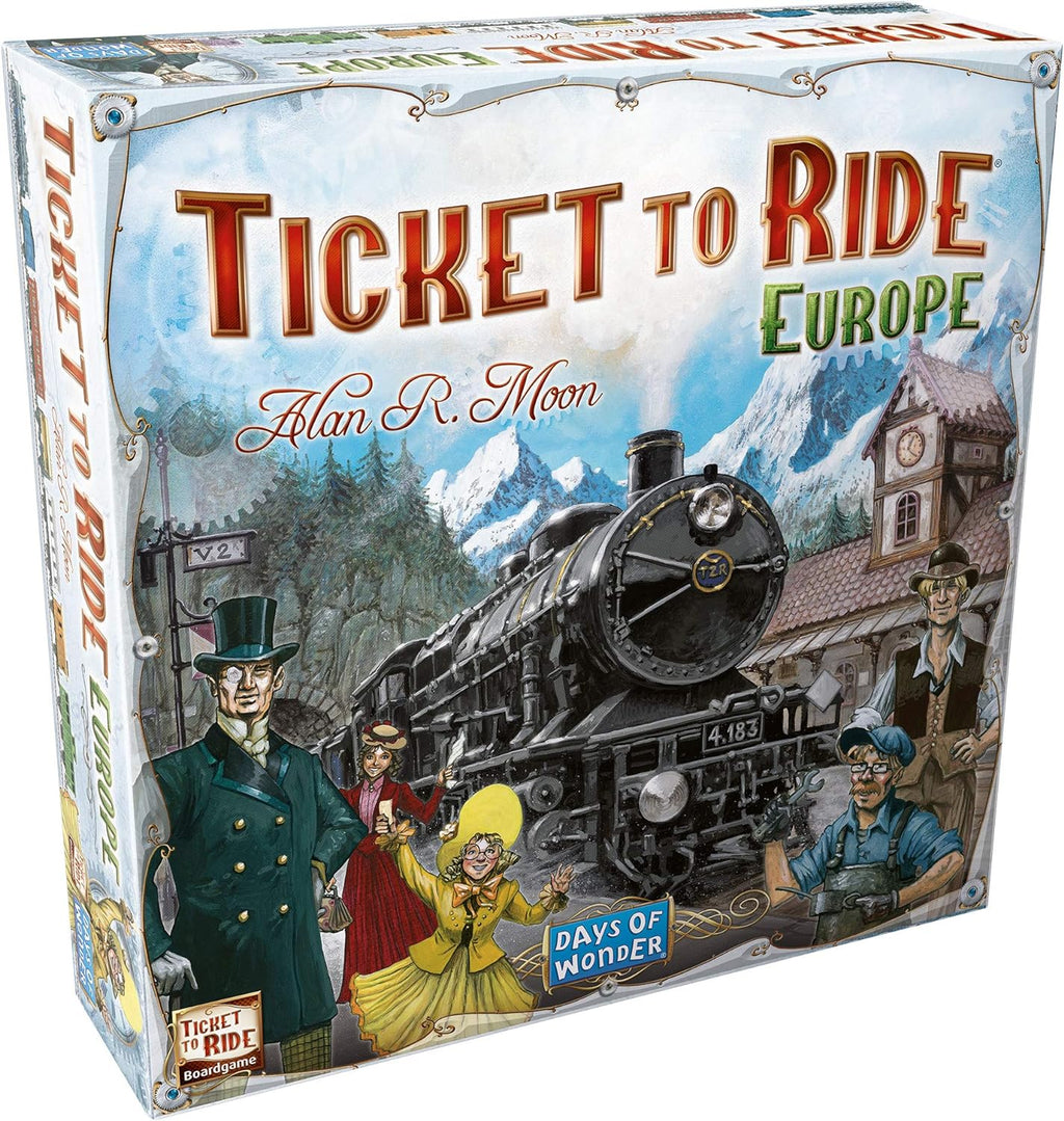 Ticket to Ride Europe Board Game for 2 to 5 players N2455