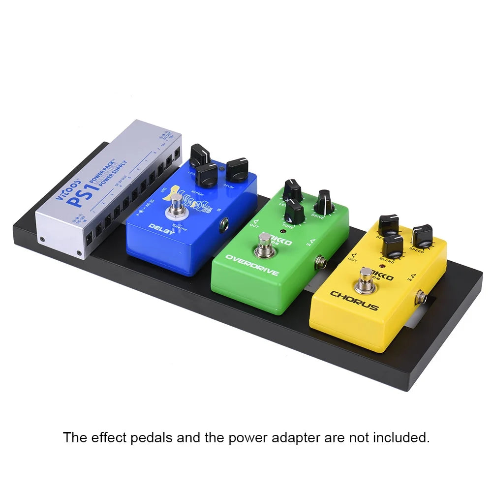 Mini Aluminum Alloy Guitar Pedal Board with Carrying Bag M99472